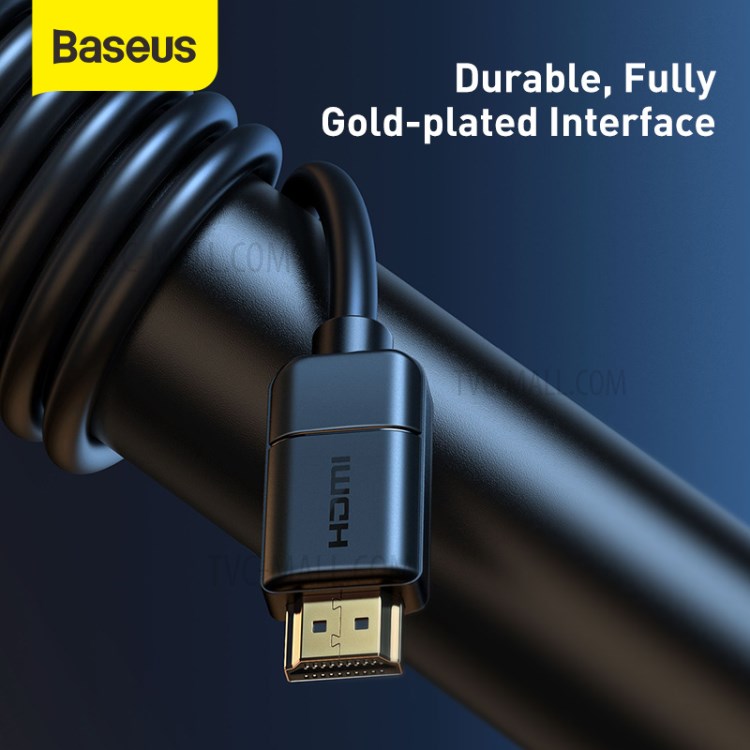 BASEUS 4K High Definition Series HDMI 2.0 Male-to-Male Adapter Cable 10m Black-6