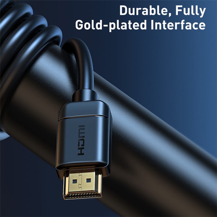 BASEUS 4K Serie De Alta Definición HDMI 2.0 Macho A Macho Adaptador De Cable 3m Negro-6