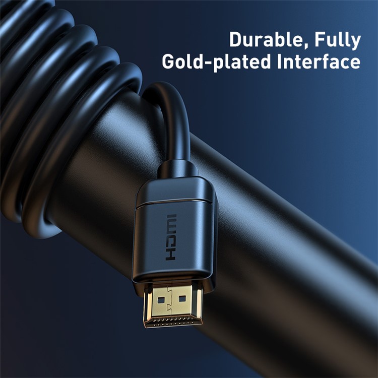 BASEUS 4K High Definition Series HDMI to HDMI Adapter Cable 2m Black-6