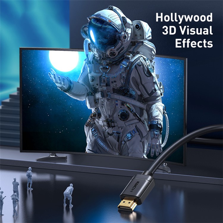 BASEUS 4K High Definition Series HDMI to HDMI Adapter Cable 2m Black-7
