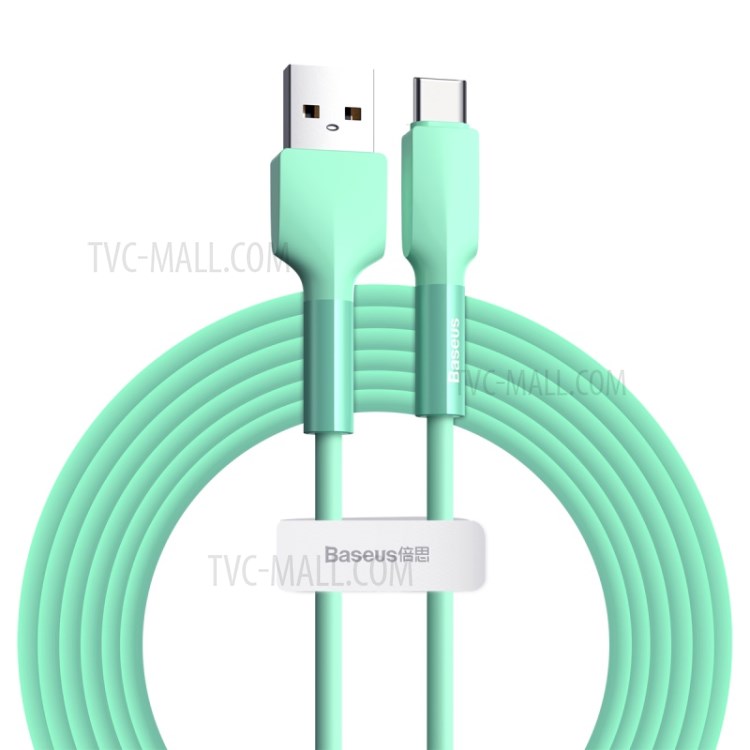 BASEUS Silicone Gel USB Type-C Data Sync Charging Cable, 2m-1