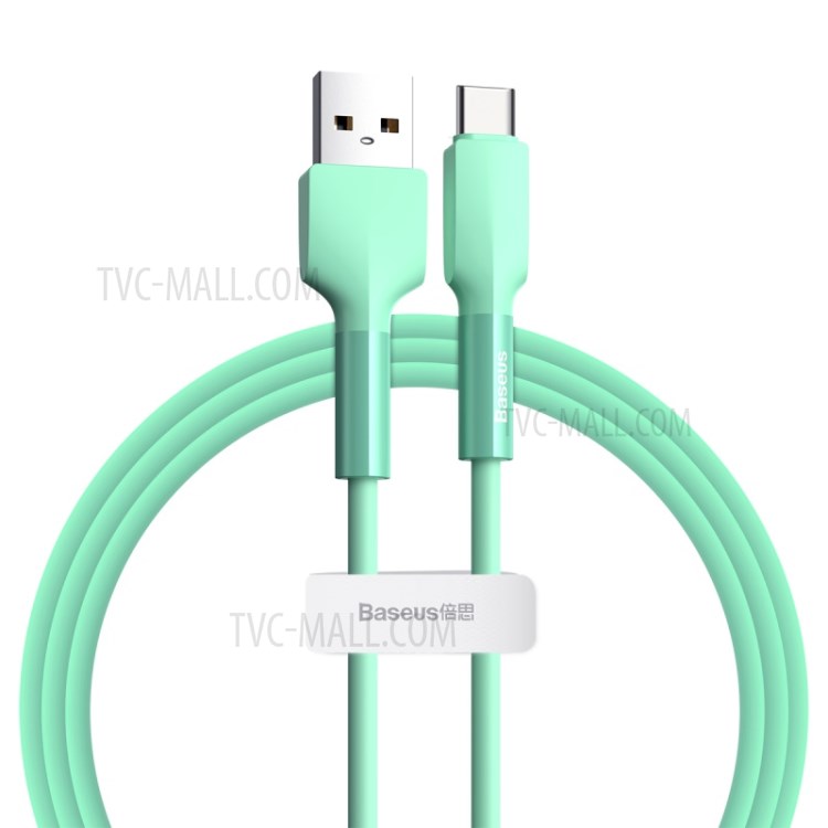 BASEUS Силиконовый Гель USB Type-C Синхронизации Данных Кабель Для Зарядки, 1м-1