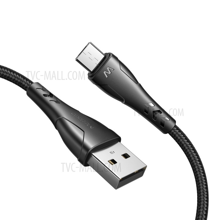 MCDODO 0.2M Nylon Braided Micro USB Charging Cable for Samsung Huawei Xiaomi