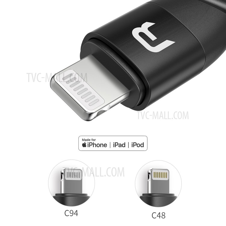 RELIQO 1.2M USB-C Mâle À Câble De Charge Foudre Certifié Mfi 8pin PD Mâle Déconnexion Automatique Intelligent Pour IPod IPhone IPad-8