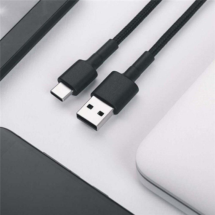 Xiaomi USB a Type-C Intrecciato Cavo di Ricarica di Sincronizzazione, 100 cm - Nero