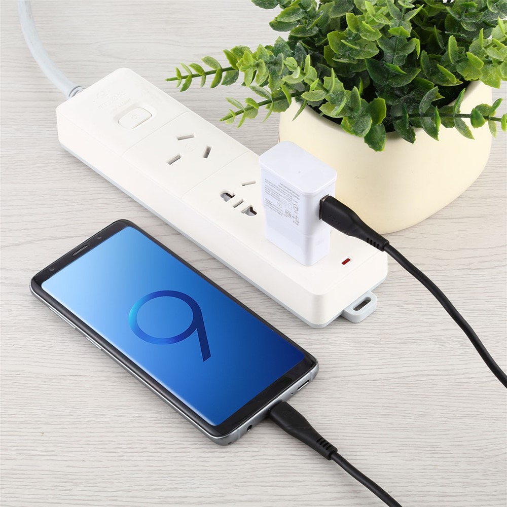 1M USB Type-C to USB-A 3.0 Data Sync Charging Cable for Samsung Huawei Xiaomi - Black-3