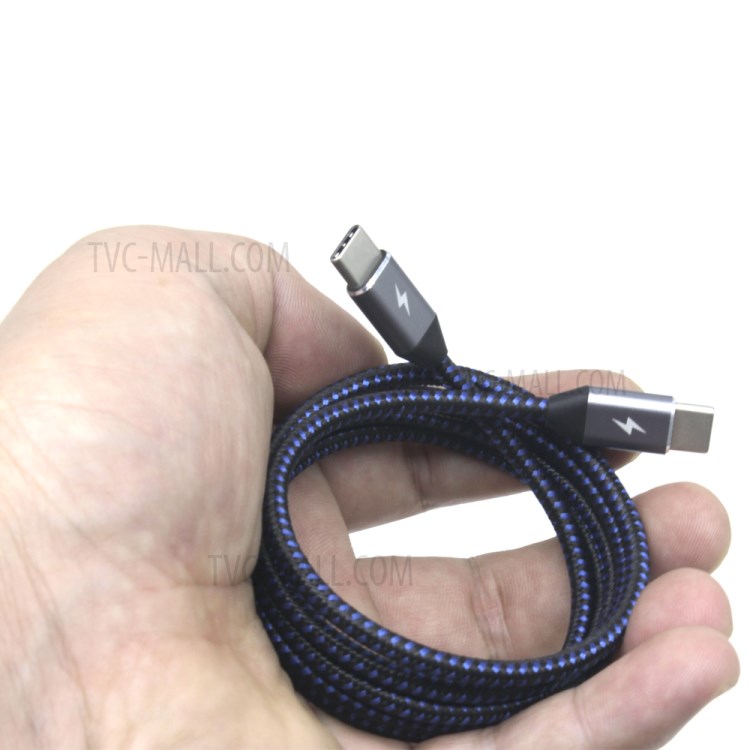 100cm USB C 3.1 Gen 2 Cable Fast Charge with Power Delivery and 4K Video Output Braided Type-C Video Cable-2