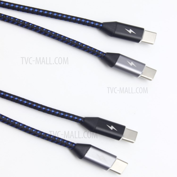 100cm USB C 3.1 Gen 2 Cable Fast Charge with Power Delivery and 4K Video Output Braided Type-C Video Cable-5