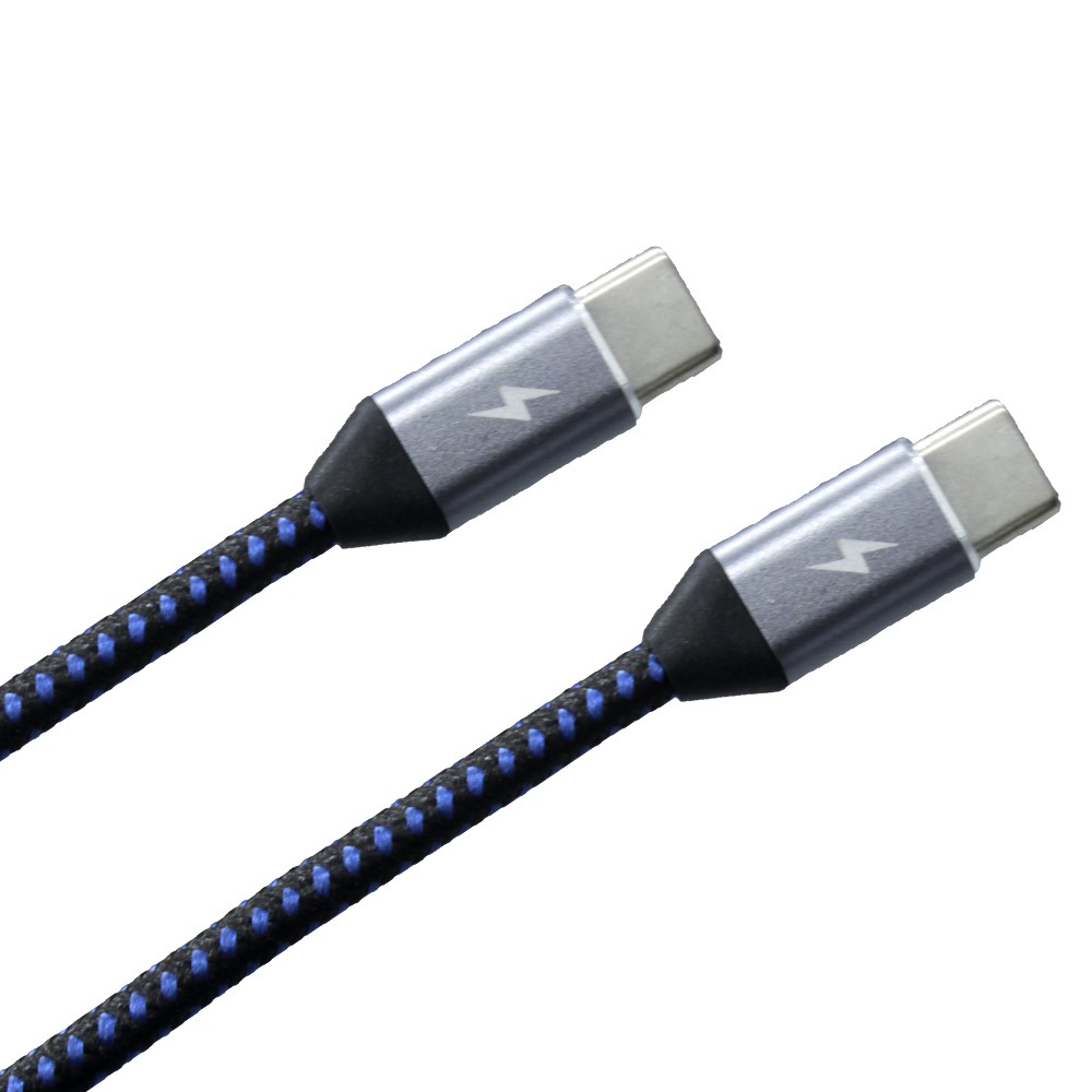 25cm USB C to USB C Cable 10Gbps Data Sync USB 3.1 Braided Charging Cord-1