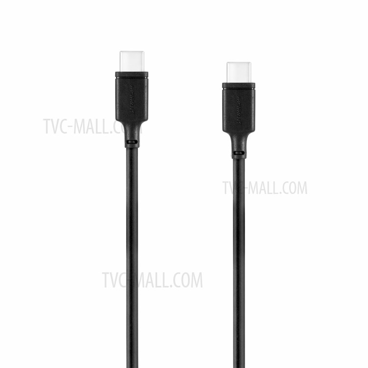MOMAX 1m USB-C to USB-C 100W Cable Fast Charging Cord for MacBook Pro Samsung Galaxy Note 20 - Black-3