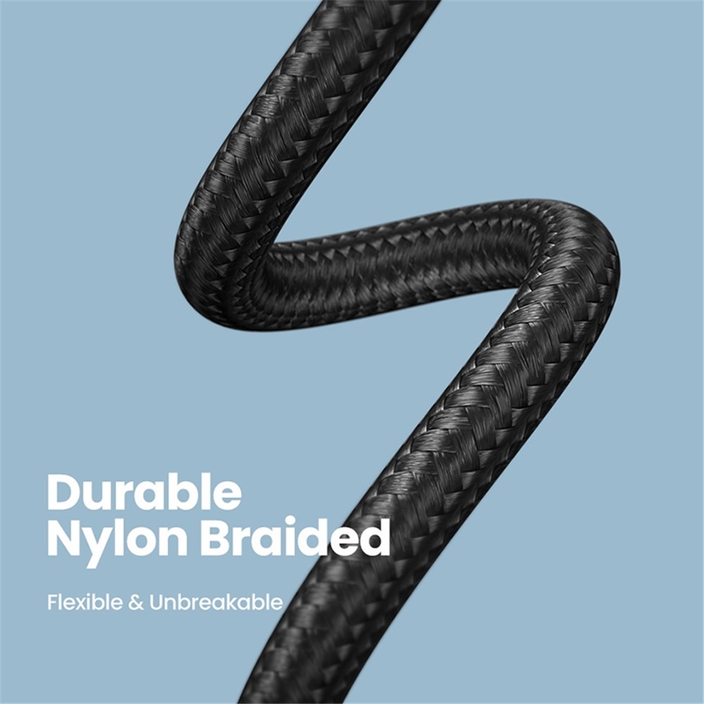 2m Type-C to Type-C Cable Data Sync Charging Braided Cord-4