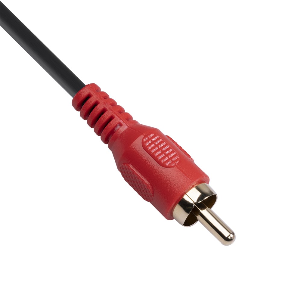 6.35mm Male to Dual RCA Male Stereo Audio Adapter Y Splitter Cable Cord 1.5m-5