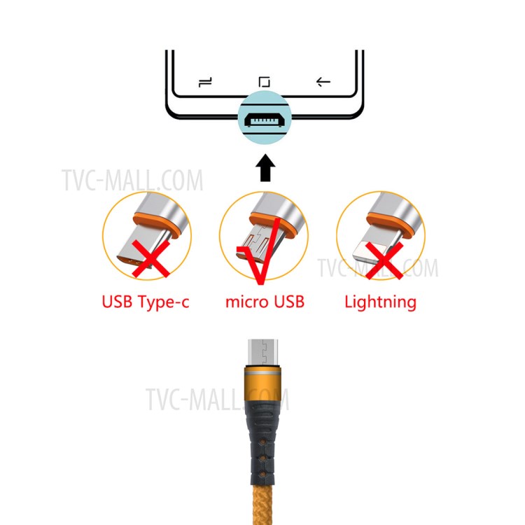 ENKAY ENK-CB308 3A USB 3.0 to Micro USB Data Sync Fast Charging Cable Cord 1m for Huawei Xiaomi - Gold-4