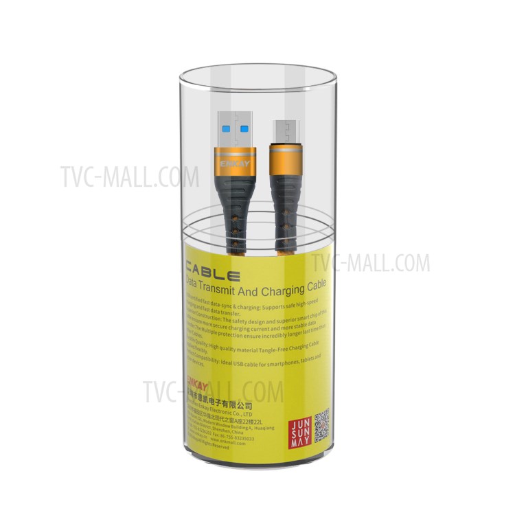 ENKAY ENK-CB308 3A USB 3.0 to Micro USB Data Sync Fast Charging Cable Cord 1m for Huawei Xiaomi - Gold-7