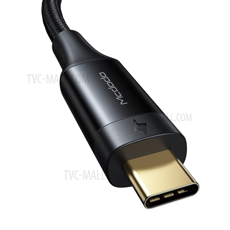 MCDODO CA-8760 MDD 0.8m USB C to USB Type C Cable Fast Charging Data Cord for Huawei Xiaomi - Black-8