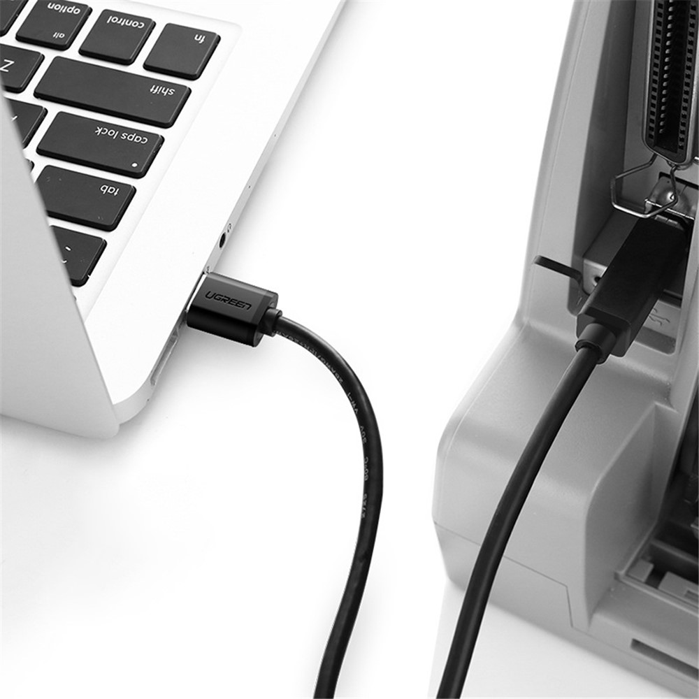 UGREEN 2m USB 2.0 Print Cable USB Type A to B Male to Male Printer Data Cable Cord for Label Printer-5