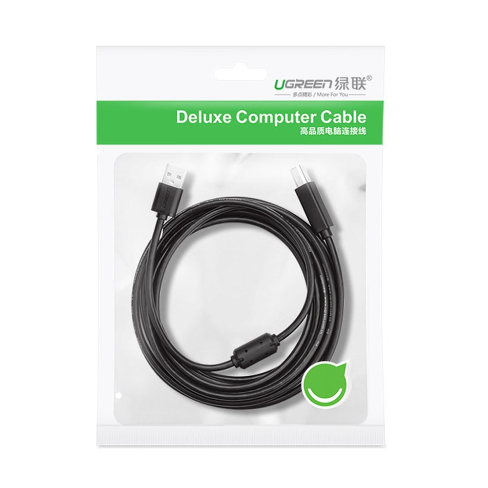 UGREEN 5m USB High Speed 2.0 A to B Male Cable Sync Data Scanner Printer Cord for Canon Brother-8