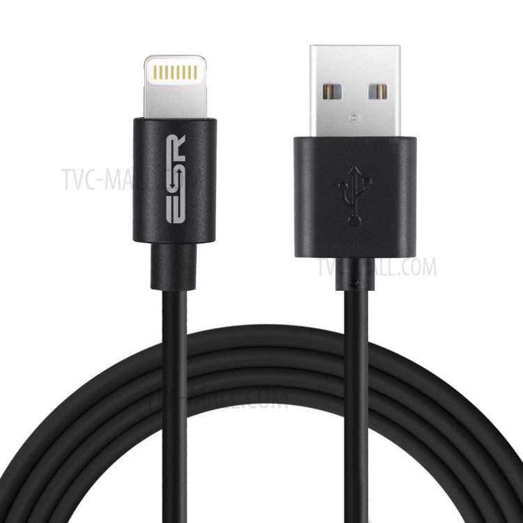 ESR 1.2m High Life Span TPE Lightning Charging Cable with MFi Certificate-1