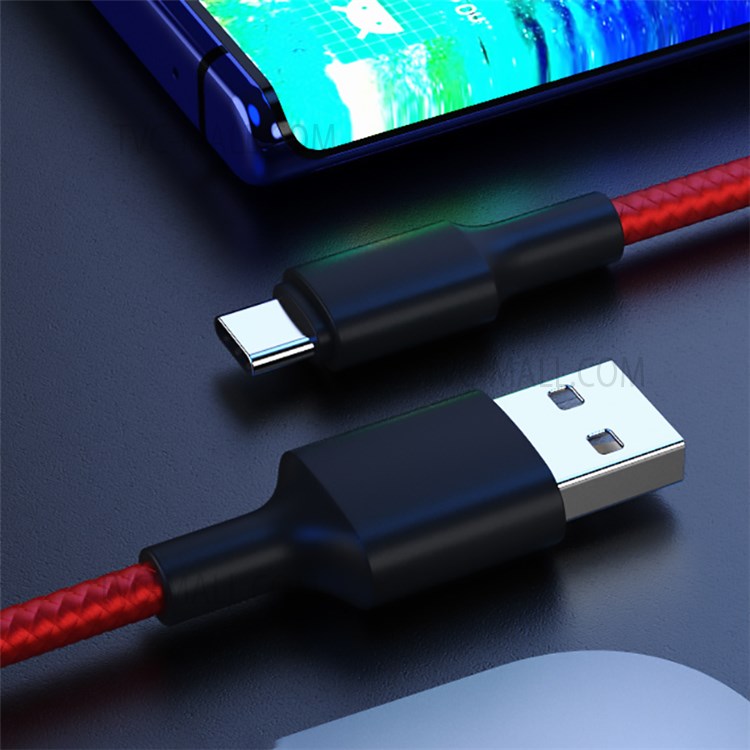 0.25m 5A USB to Type C Straight Head Cable Fast Charger Cord for Huawei Xiaomi Redmi-5
