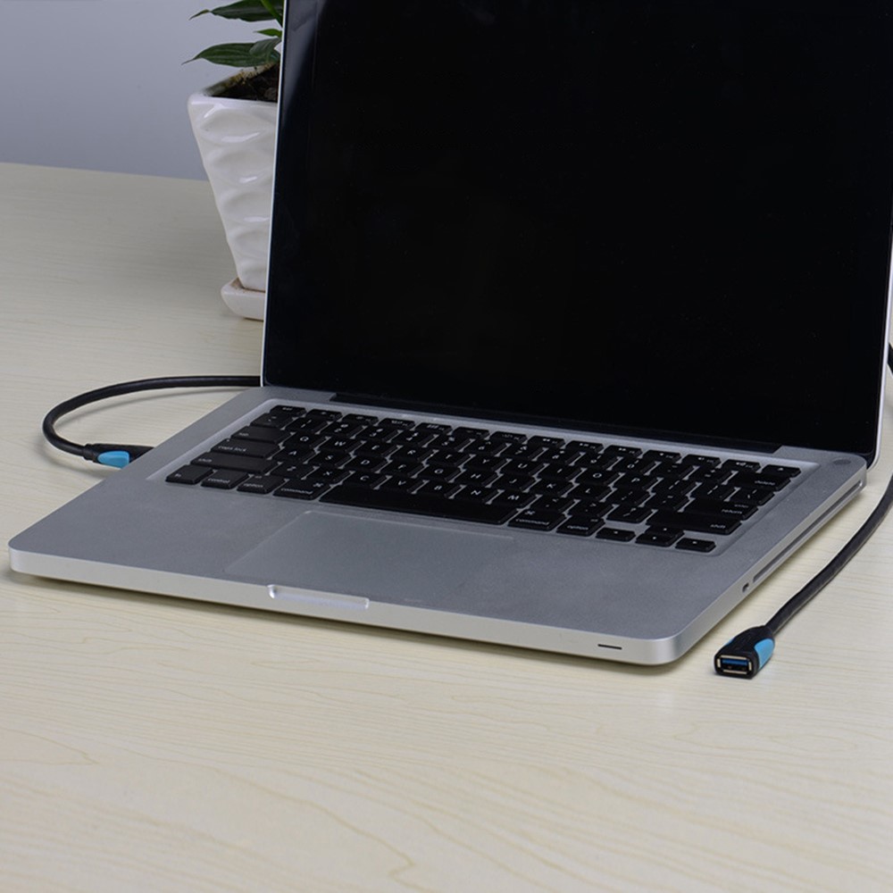 VENTION VAS-A13-B200 2m Flat Cable USB 3.0 Male to Female High Speed Data Cable 5Gbps Extension Cord-14