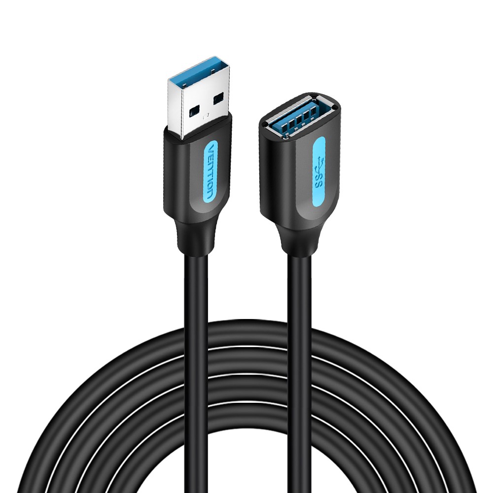 VENTION CBHBD 3m USB-A 3.0 Male to Female Extension Cable 5Gbps High Speed Data Transfer Round PVC Cord-1