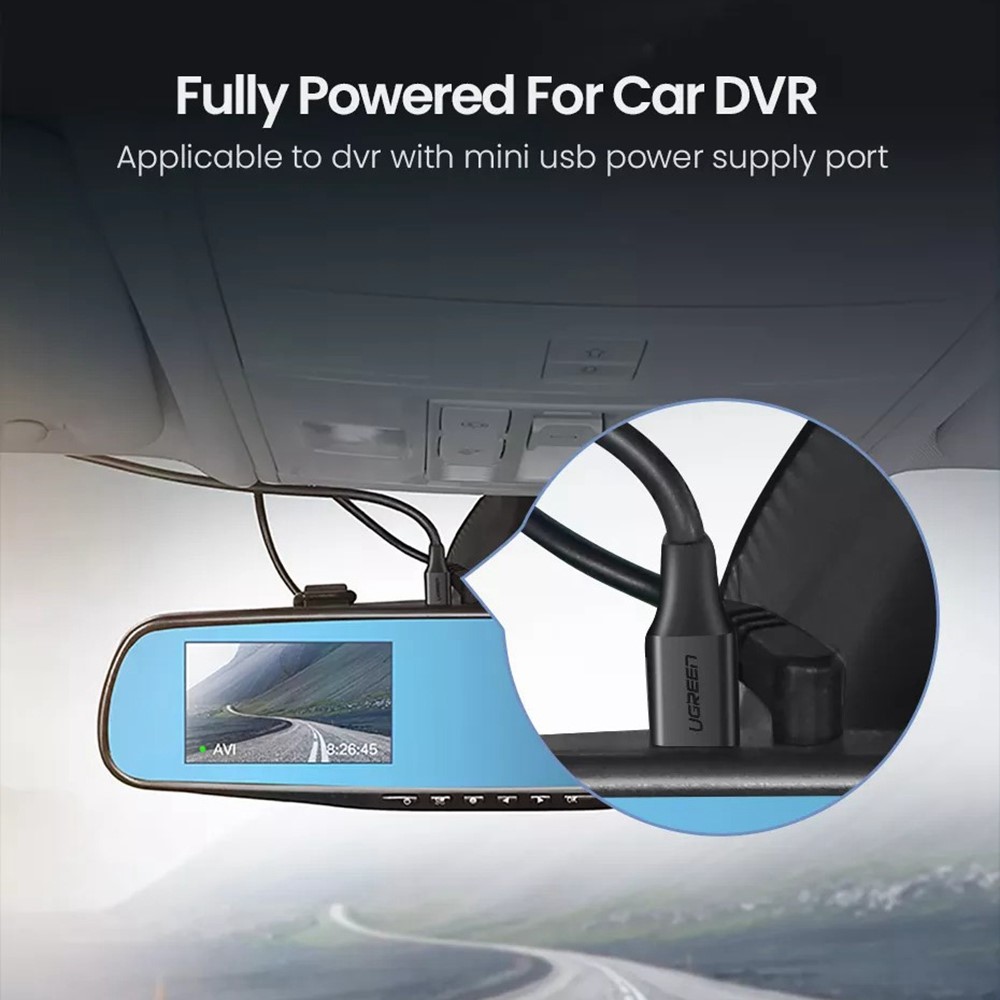 UGREEN 30472 2m USB-A to 5Pin Mini-USB 480Mbps Data Cord Charging Cable for Car DVR / Digital Cameras / MP4 Player-5