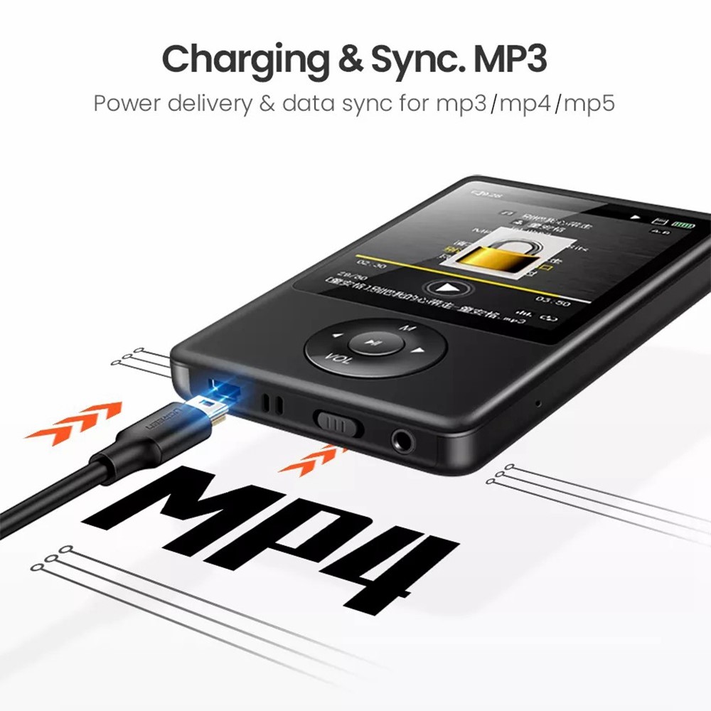 UGREEN 30472 2m USB-A to 5Pin Mini-USB 480Mbps Data Cord Charging Cable for Car DVR / Digital Cameras / MP4 Player-8