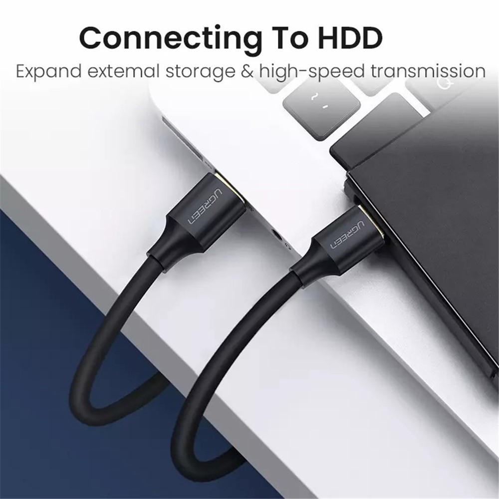 UGREEN 10386 3m USB-A to 5Pin Mini-USB Fast Data Transmission Cord Charging Cable for Car DVR / Digital Camera / Hard Drive-7