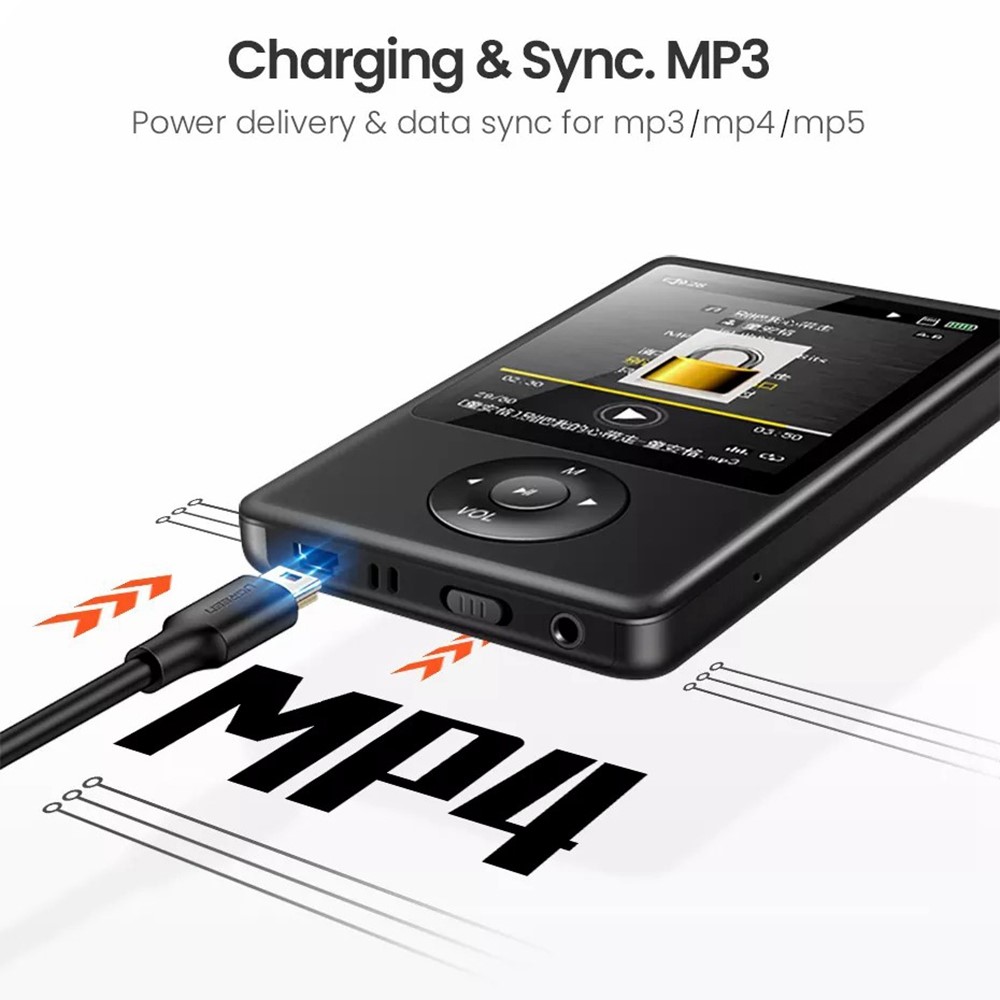 UGREEN 10386 3m USB-A to 5Pin Mini-USB Fast Data Transmission Cord Charging Cable for Car DVR / Digital Camera / Hard Drive-8