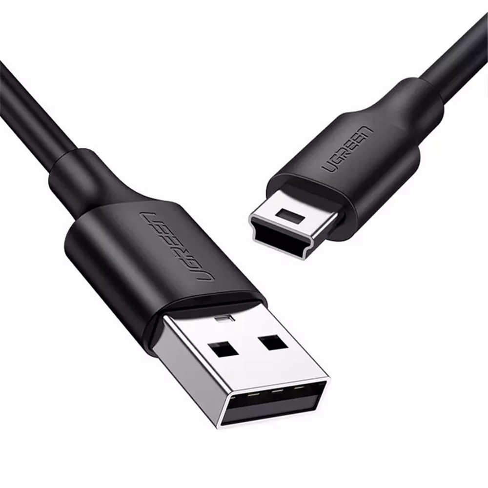 UGREEN 10355 1m USB-A Male to 5Pin Mini-USB Male Charging Cable 480Mbps Data Cord for Digital Cameras / MP3 / MP4 / Car DVR-1