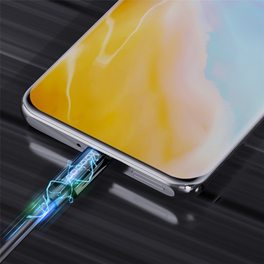 YOOBAO V16 1.2m USB to Type C Charge Cable Fast Charging Data Transfer TPE Tangle-free Cord-2