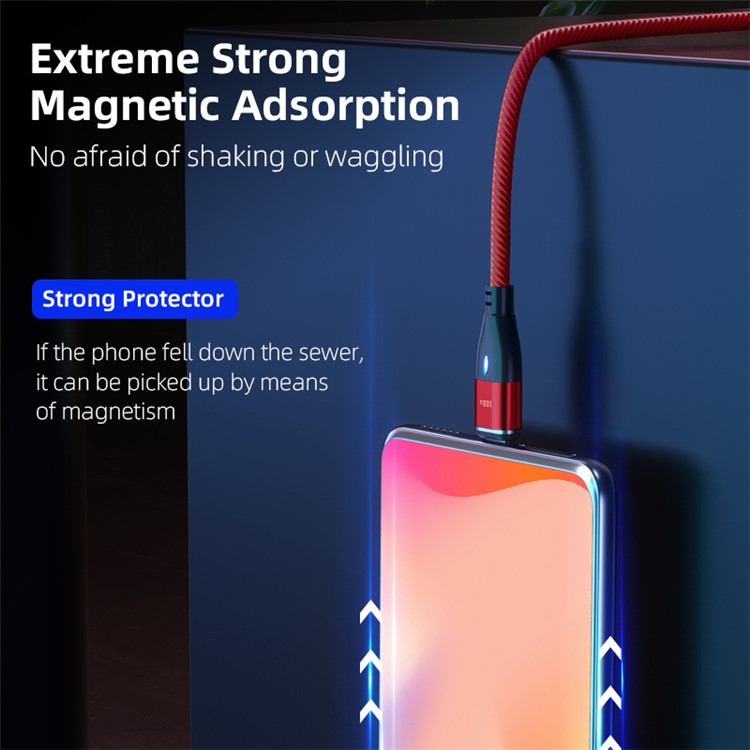 ENKAY HAT PRINCE 6-in-1 1m PD 100W Data Cable Type-C / USB-A to IP / Type-C / Micro USB Magnetic Charging Cord - Black-8