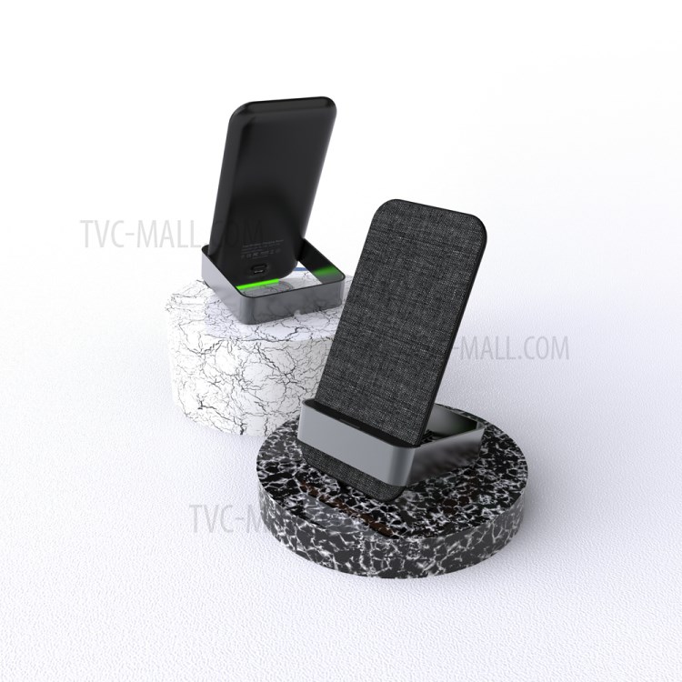 S400 15W Wireless Charger Type-C Fast Charging Stand for iPhone Samsung Huawei Xiaomi-2