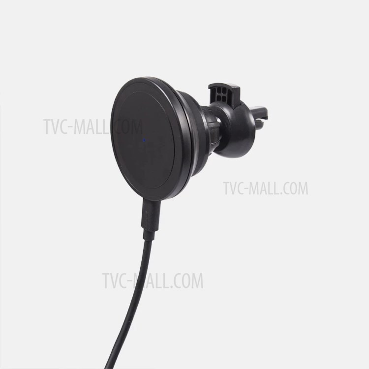 Wireless Car Charger Mount Pad Magsafe Fast Charging Magnetic Air Vent Phone Holder for iPhone 12/12 mini/12 Pro/12 Pro Max-6