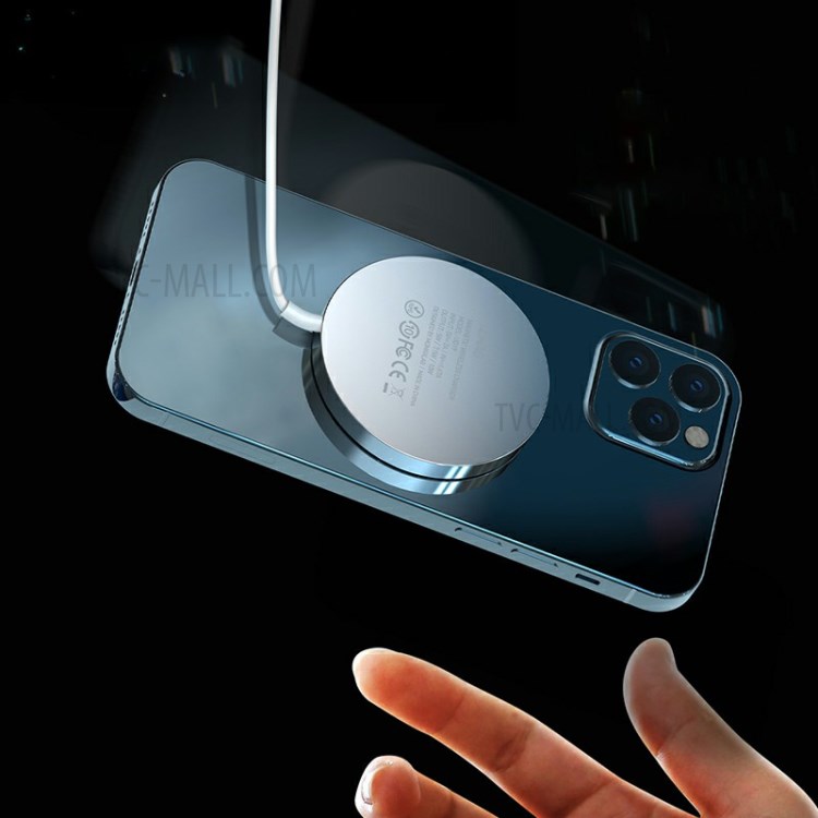 MOMAX Q.MAG Magnetic Wireless Charger Phone Fast Charging Pad for iPhone 12 Series - Blue-4