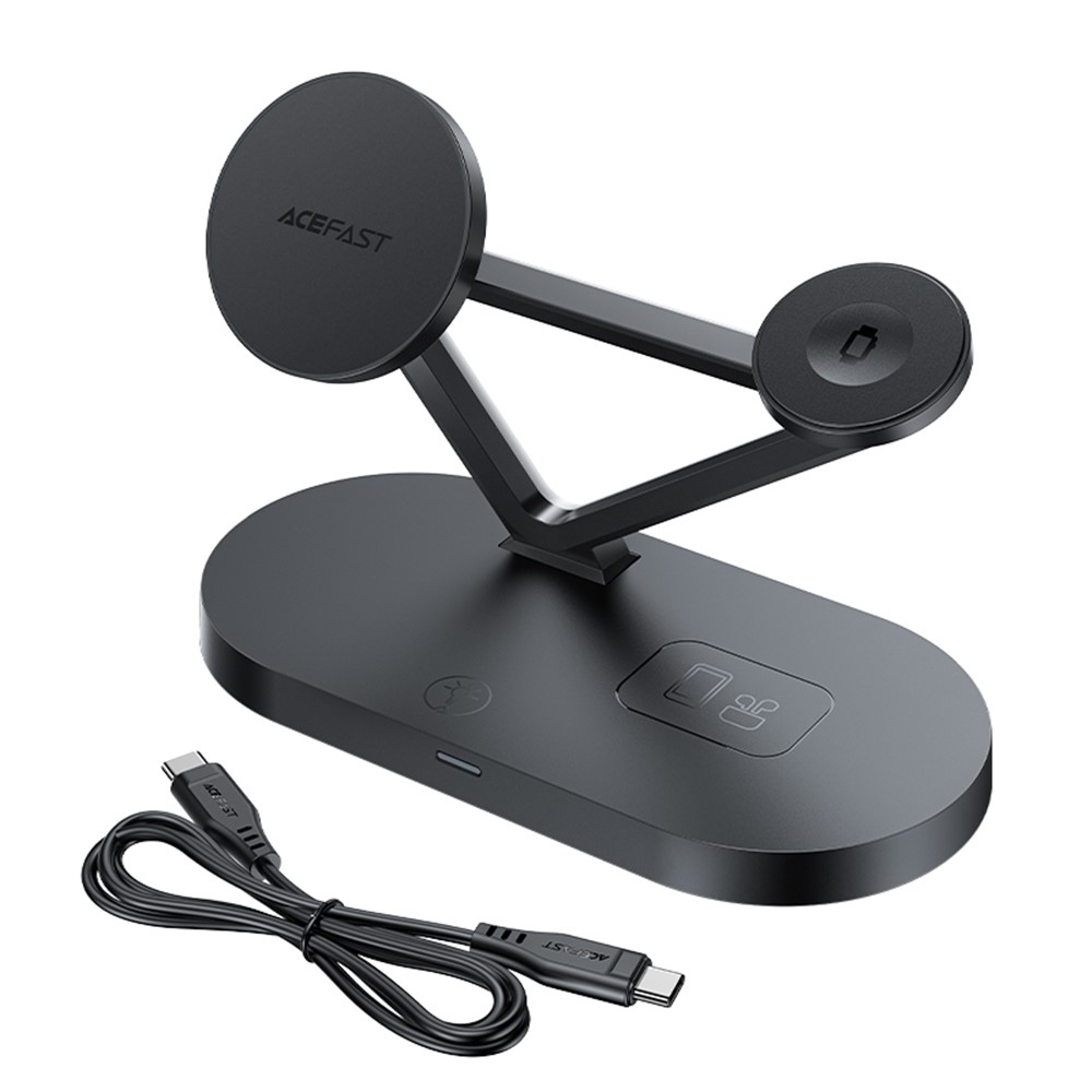 Acefast E9 Desktop Stand 3 en 1 Porte-charge Sans Fil Pour Iphone Apple Watch AirPods