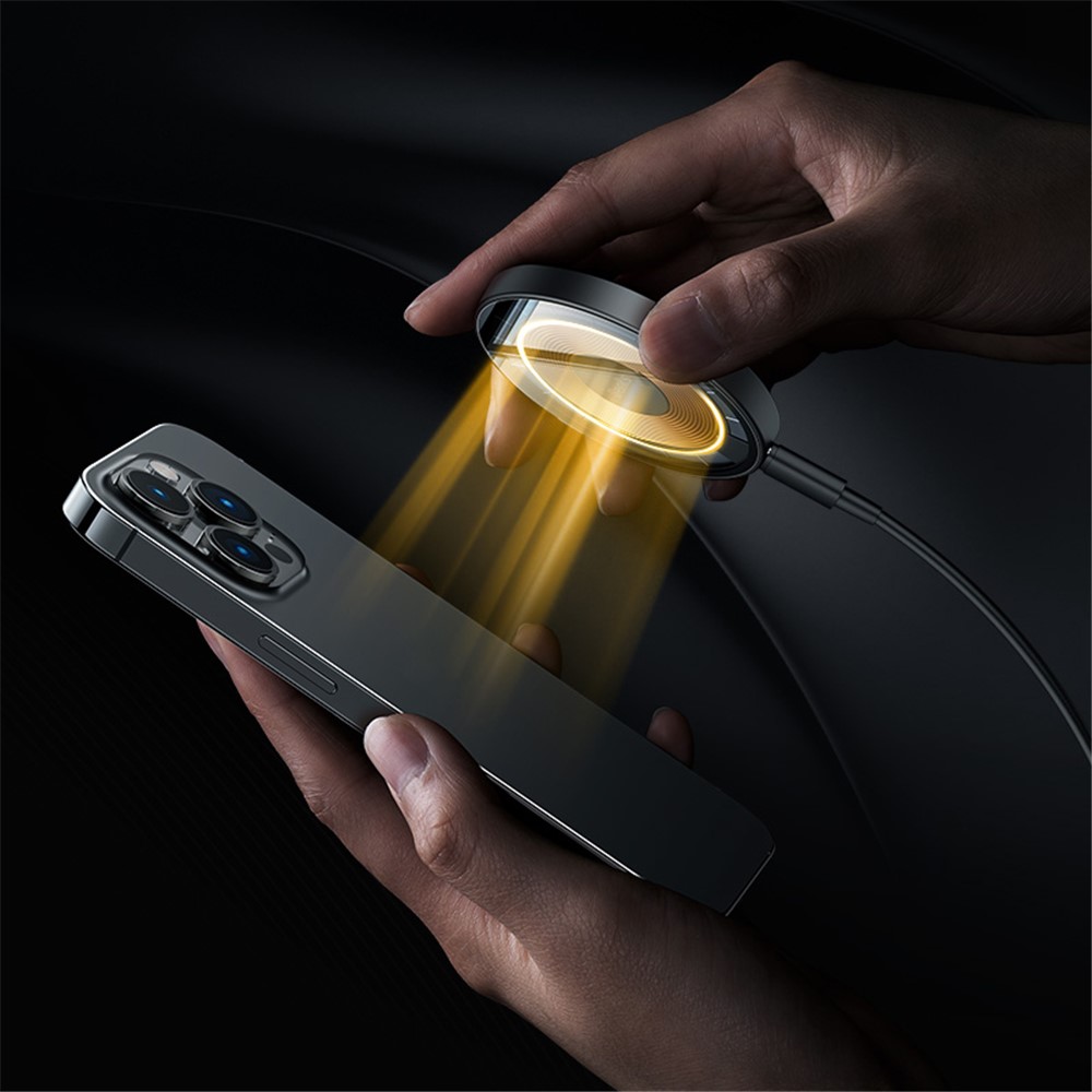 BENKS W09 Transparent Magnetic Wireless Charger Phone Fast Charging Pad-3