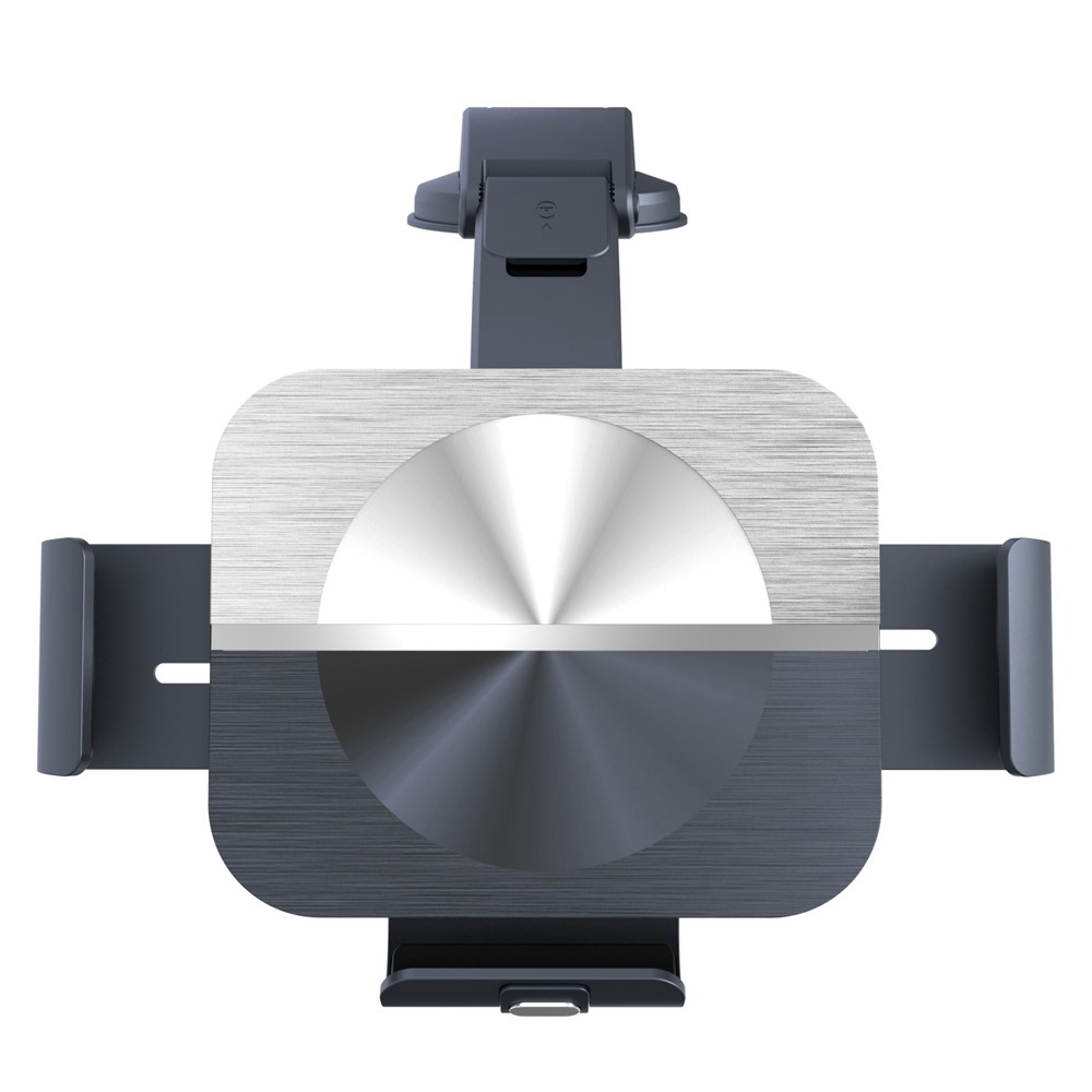 S11 Bi-color Electromagnetic Induction Wireless Charger Foldable Screen Phone Clamp Holder Car Air Vent / Dashboard / Windshield Mount Bracket for Samsung Huawei Qi-enabled Phones-2