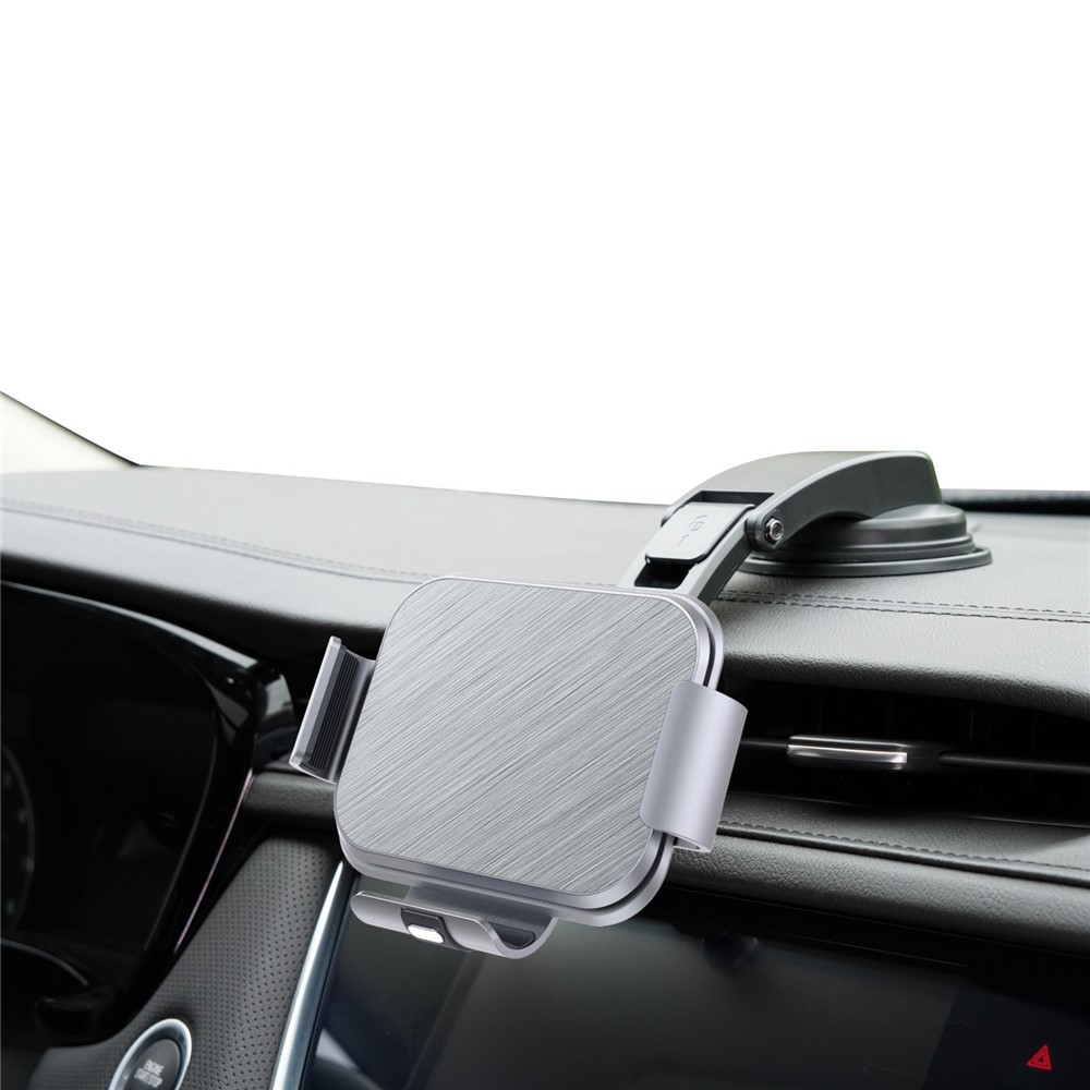 S8 Car Holder Foldable Phone Clamp Mount Coil Electromagnetic Induction Wireless Charger for Samsung Galaxy Fold / Huawei Mate X-7