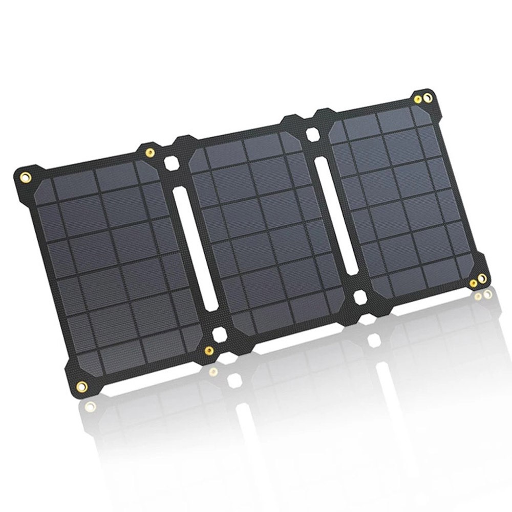 ALLPOWERS AP-ES-004-BLA-NEW 21W Foldable Solar Panel Portable Outdoor Power Generator Dual USB Charger-9