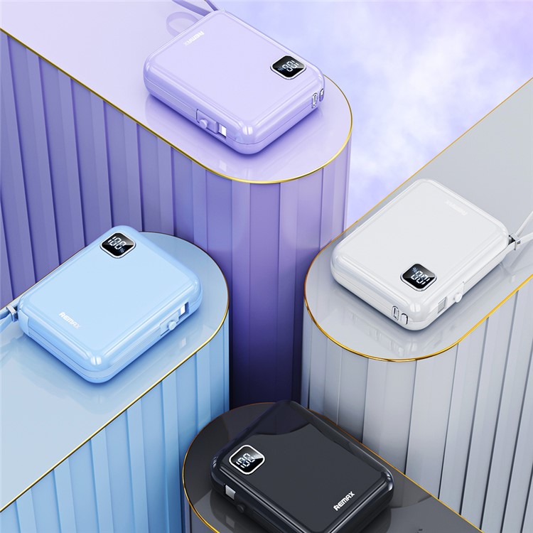 REMAX RPP-579 Lcyyl Series 20w + 22,5w Cadir Fast Charging Power Bank 10000mAh Charger Téléphonique Portable - Bleu-8