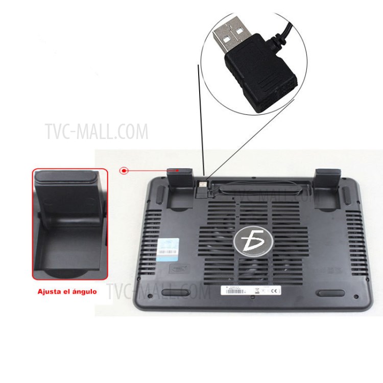 LEMONDA V19 Multi-function Mute Notebook Radiator Laptop Cooling Stand-4