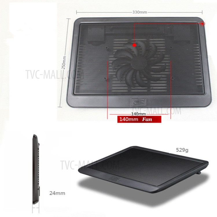 LEMONDA V19 Multi-function Mute Notebook Radiator Laptop Cooling Stand-6