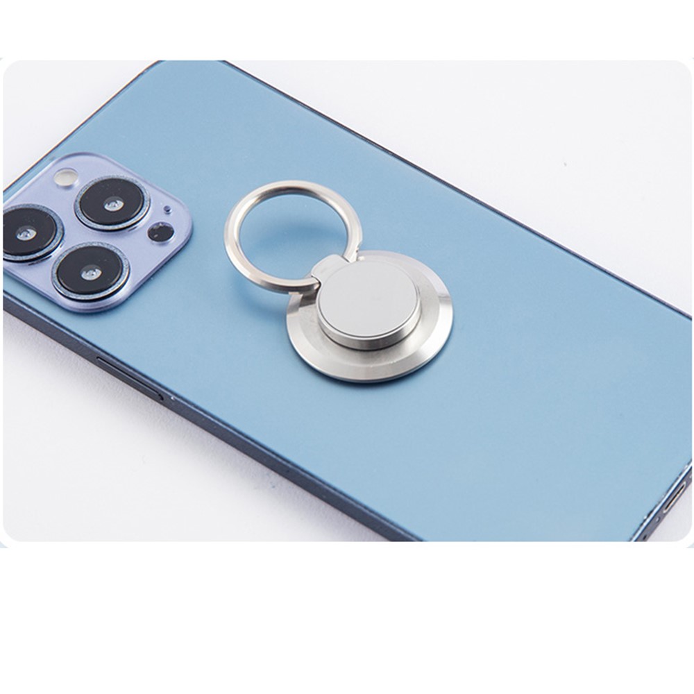 Stainless Steel Mobile Phone Metal Ring Buckle Rotatable Adhesive Cellphone Kickstand Support Car Magnetic Stand-10
