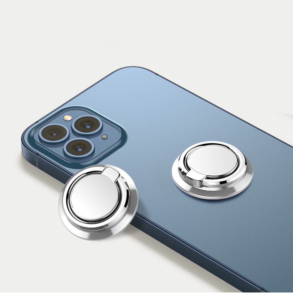 Stainless Steel Mobile Phone Metal Ring Buckle Rotatable Adhesive Cellphone Kickstand Support Car Magnetic Stand-4