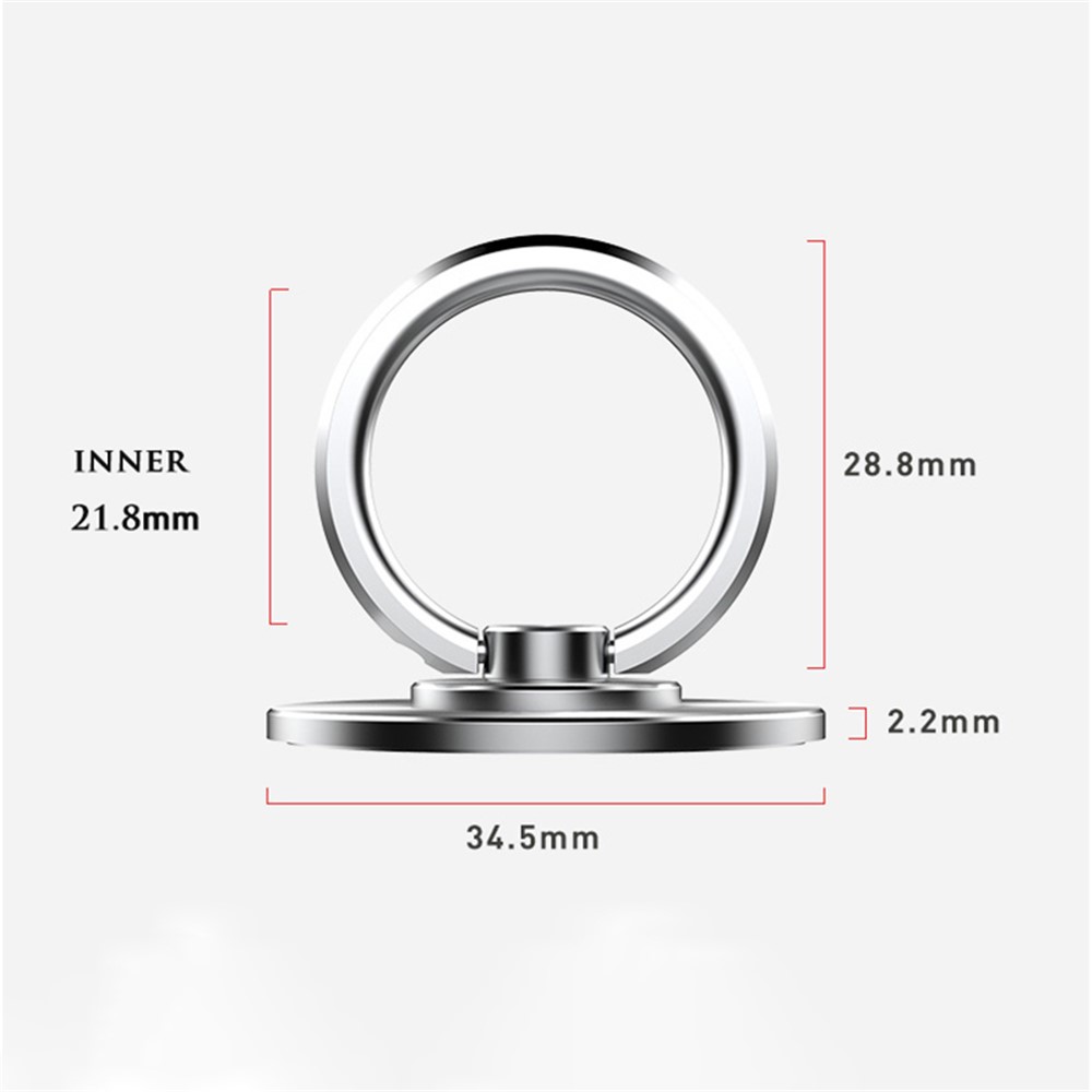 304 Stainless Steel Phone Back Ring Buckle Rotatable Adhesive Cellphone Holder Kickstand-12