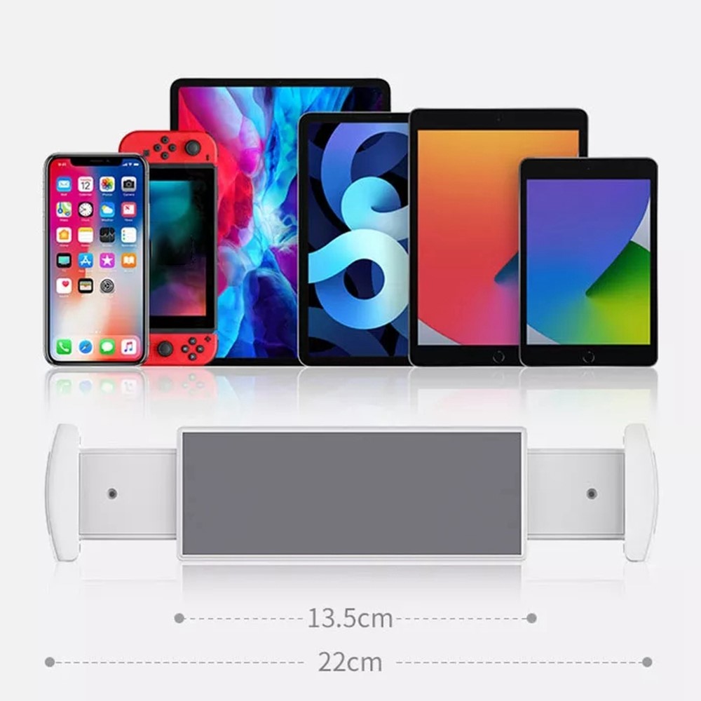 XIAOTIAN X27 for Mobile Phone / Tablet Anti-skid Stand Angle Adjustable Desktop Holder Mount, Double Arm - White-8