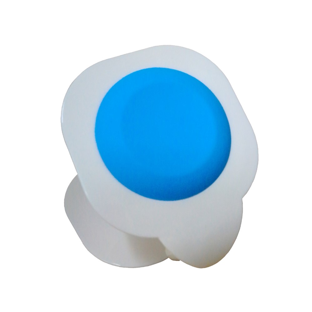 Adhesive Car Dashboard Mount Cellphone Bracket Magnetic Absorption Mobile Phone Holder - White / Blue-1