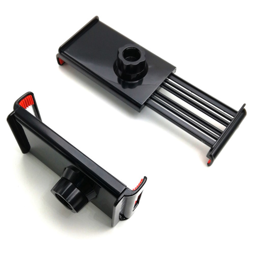 Mobile Phone Retractable Panel Holder Cellphone Fixing Clip for 17mm Ball Head - Black-2