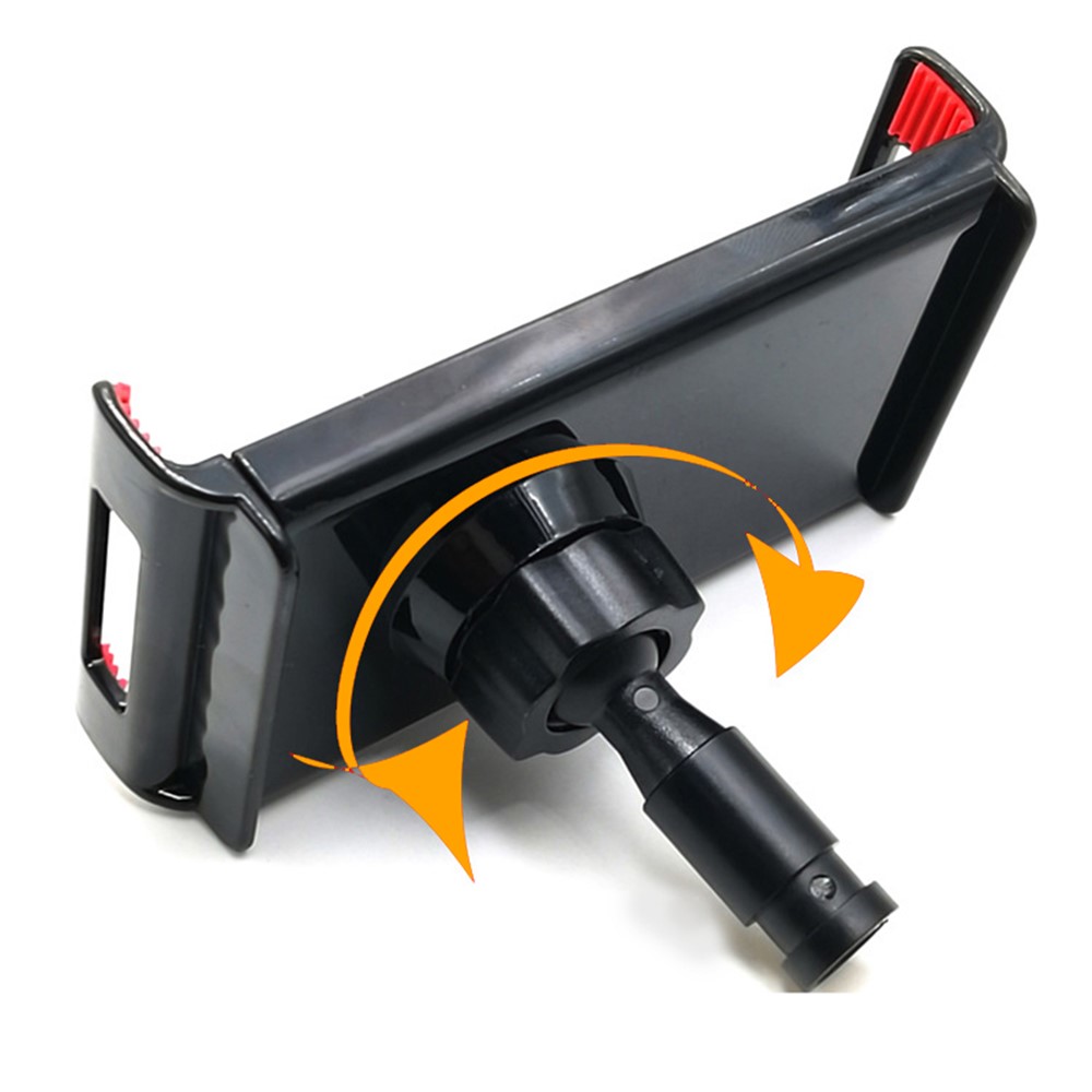 Mobile Phone Retractable Panel Holder Cellphone Fixing Clip for 17mm Ball Head - Black-3